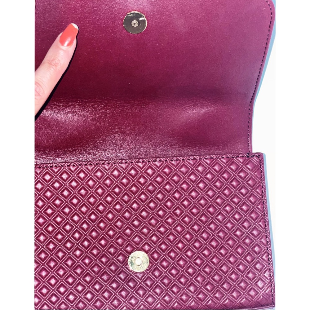 Tory Burch Marion Quilted Shrunken Shoulder Bag, Red Agate - Picture 8 of 8